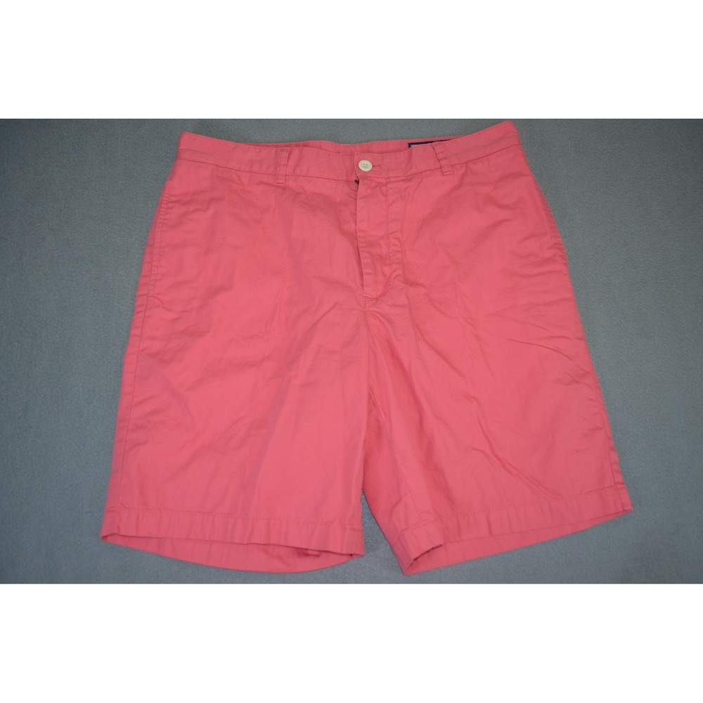Vineyard Vines By Shep & Ian Flat Front Club Short Mens Size 35 Pink 9"